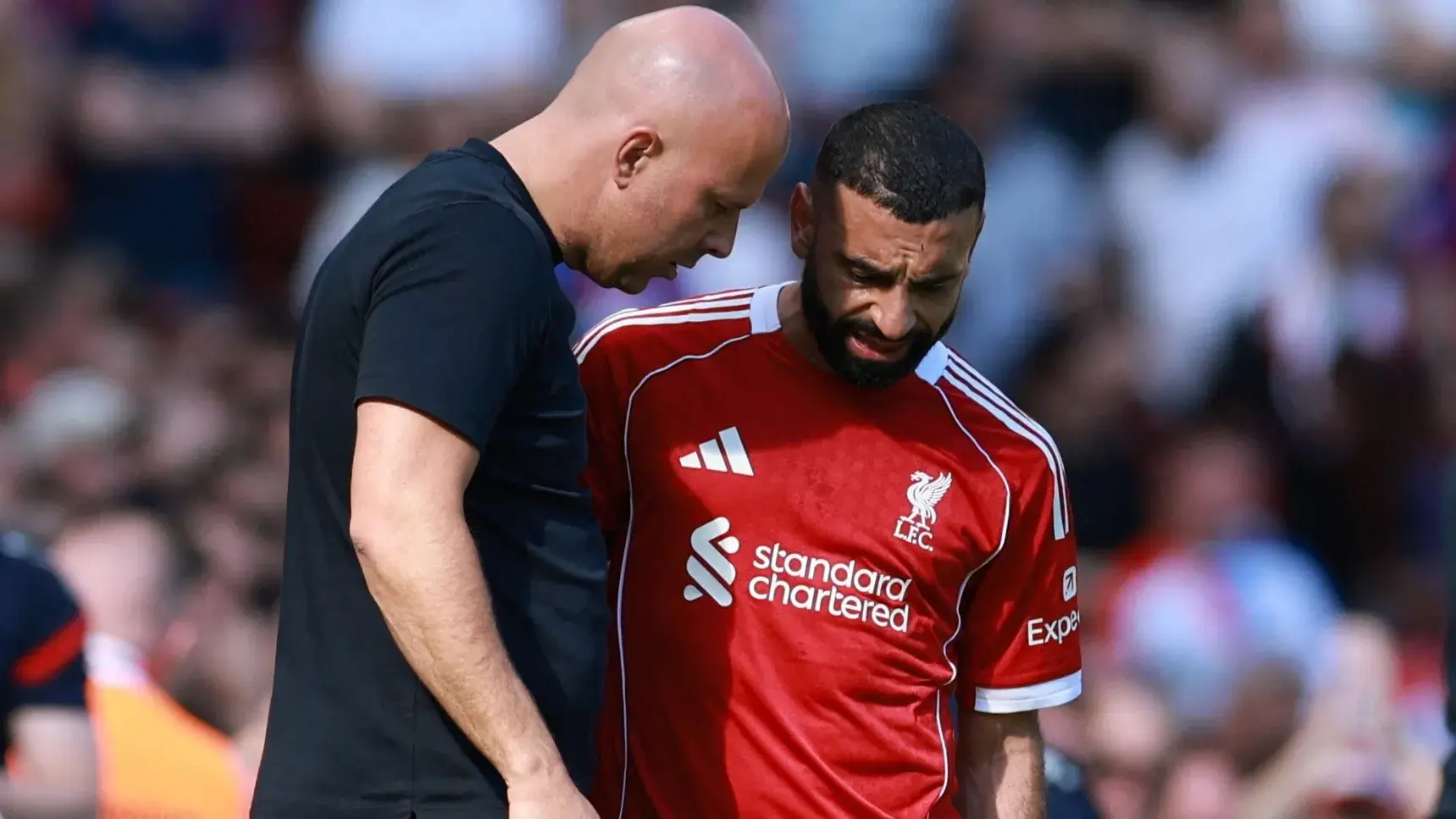 إصابة محمد صلاح.. ليفربول يفوز على كريستال بالاس بثلاثة أهداف مقابل هدف